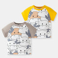 Pure Cotton Full Imprimé Cow Baby Summer