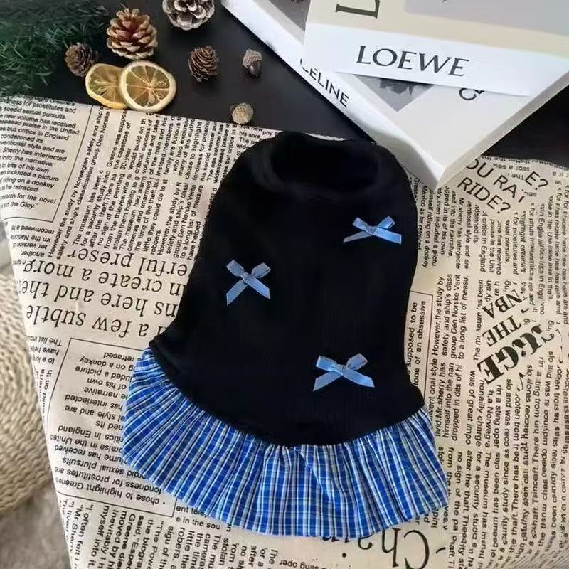 Robe de Veste de style préppy pour chats et chiens