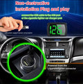 Affichage tête haute de voiture HUD Affichage de vitesse MPH Tableau de bord LCD multifonction de 3 pouces
