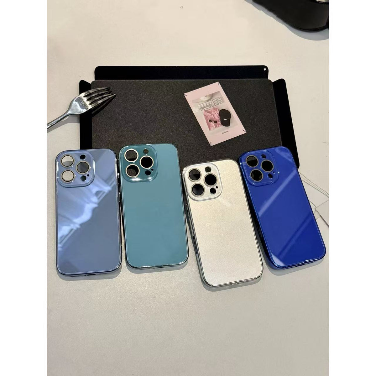 Etui de téléphone Emerald-vert, digne d'Instagram, avec une ambiance premium