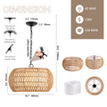 Lampe pendentif ferme de 18 pouces avec hauteur réglable