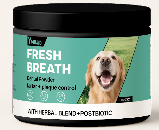 Poudre dentaire pour animaux de compagnie