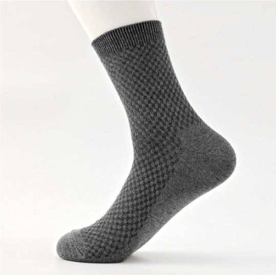 Chaussettes mi-calf escamotables et respirantes pour hommes
