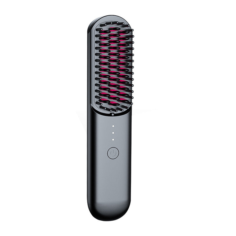La maison des femmes Anion sans fil cheveux portatifs curler et lightener Comb électrique à double usage