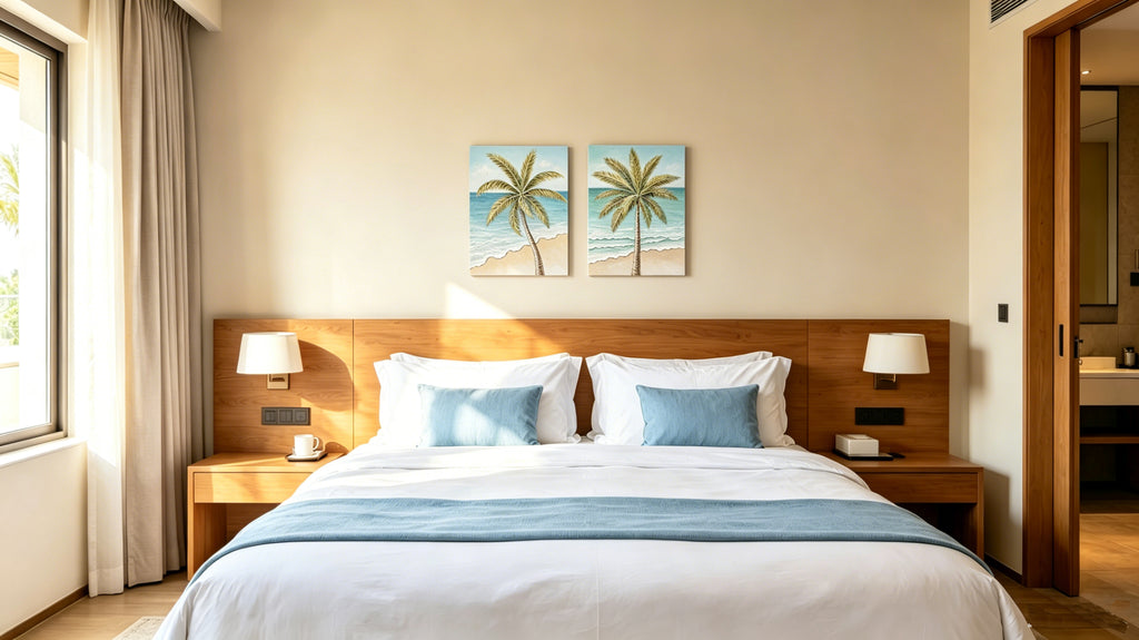 24x30 Ensemble de 2 Palm Tree Wall Art