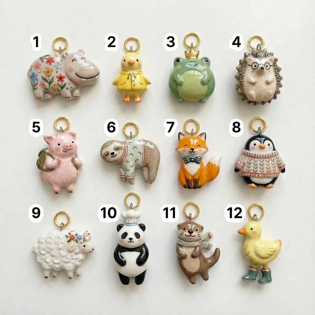 Accessoire pendentif Hippopotamus pour le monde animal