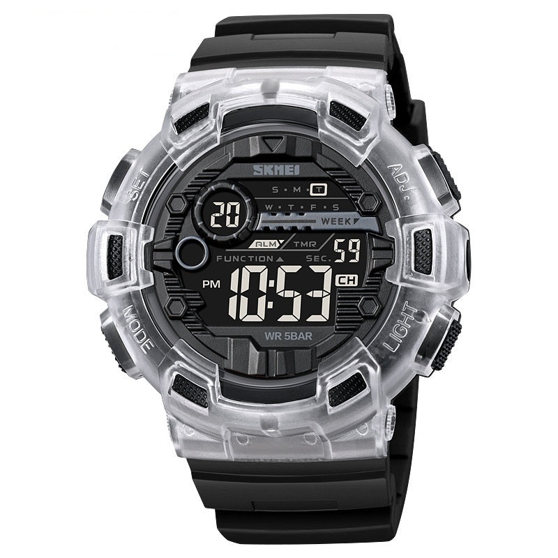 Multifonctionnel Homme Electronic Waterproof Luminous Sports Watch