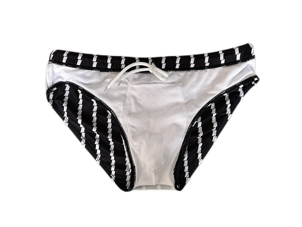 Bandes verticales serrées à faible hauteur Bandes d'entraînement de plage Maillot de bain