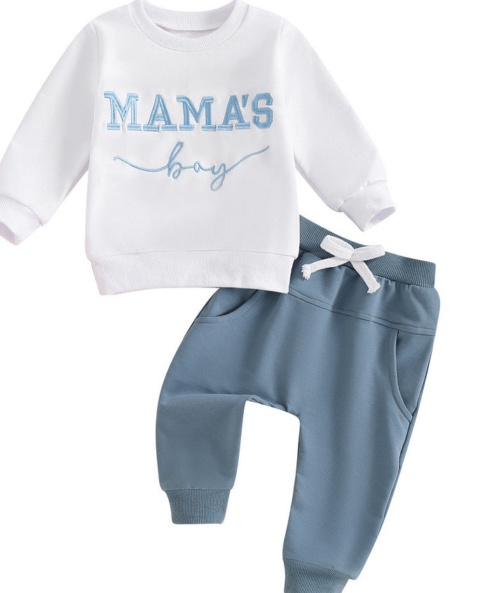 Springautumn Manches longues et pantalons longs Ensemble de deux pièces