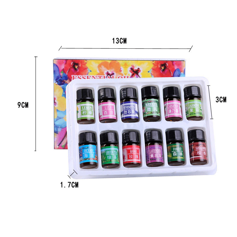 Humidificateur soluble dans l'eau 12 Aromathérapie 3ML Huiles essentielles