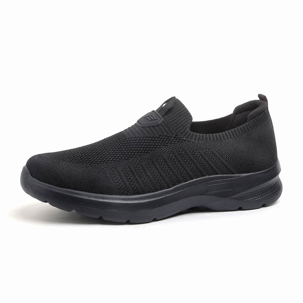 Hommes Flyknit Slip-On Casual Sports Mesh Chaussures de marche