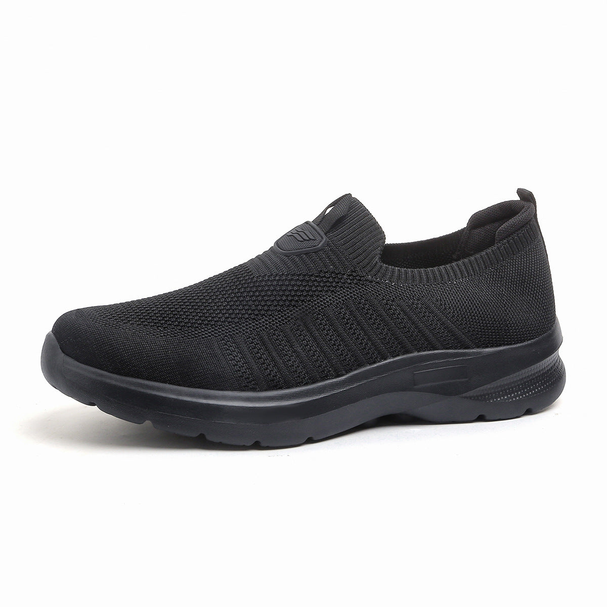 Hommes Flyknit Slip-On Casual Sports Mesh Chaussures de marche