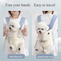 Porte-chien respirant Sac à dos Harnais de poitrine réglable pour petits animaux Portable Outdoor C
