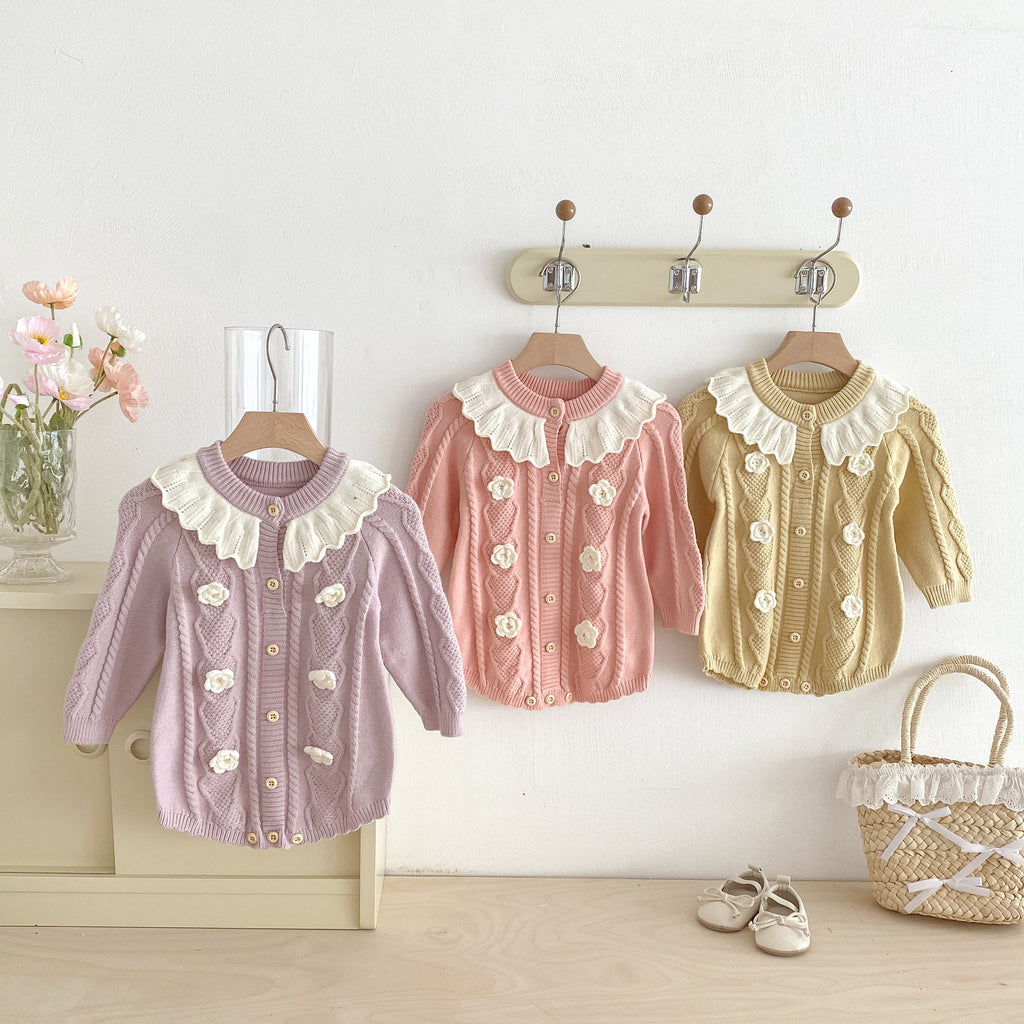 Robe de saut en maille à col de feuille de lotus