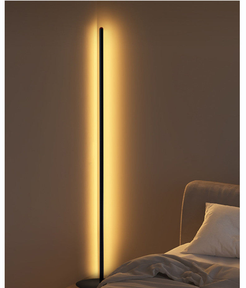 Lampe de sol simple LED lumière salon et hôtel canapé décoration coin lampe chambre lits