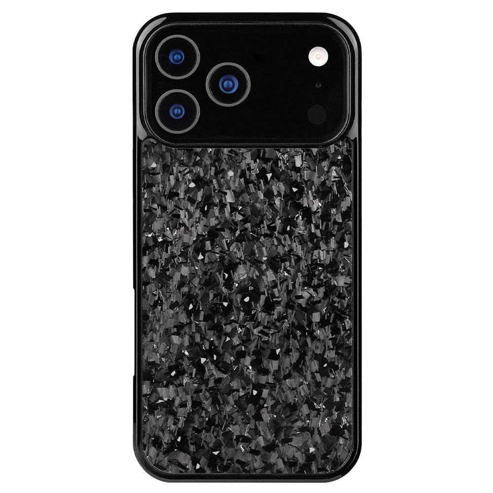 Compatible avec le boîtier de téléphone en fibre de carbone forgé