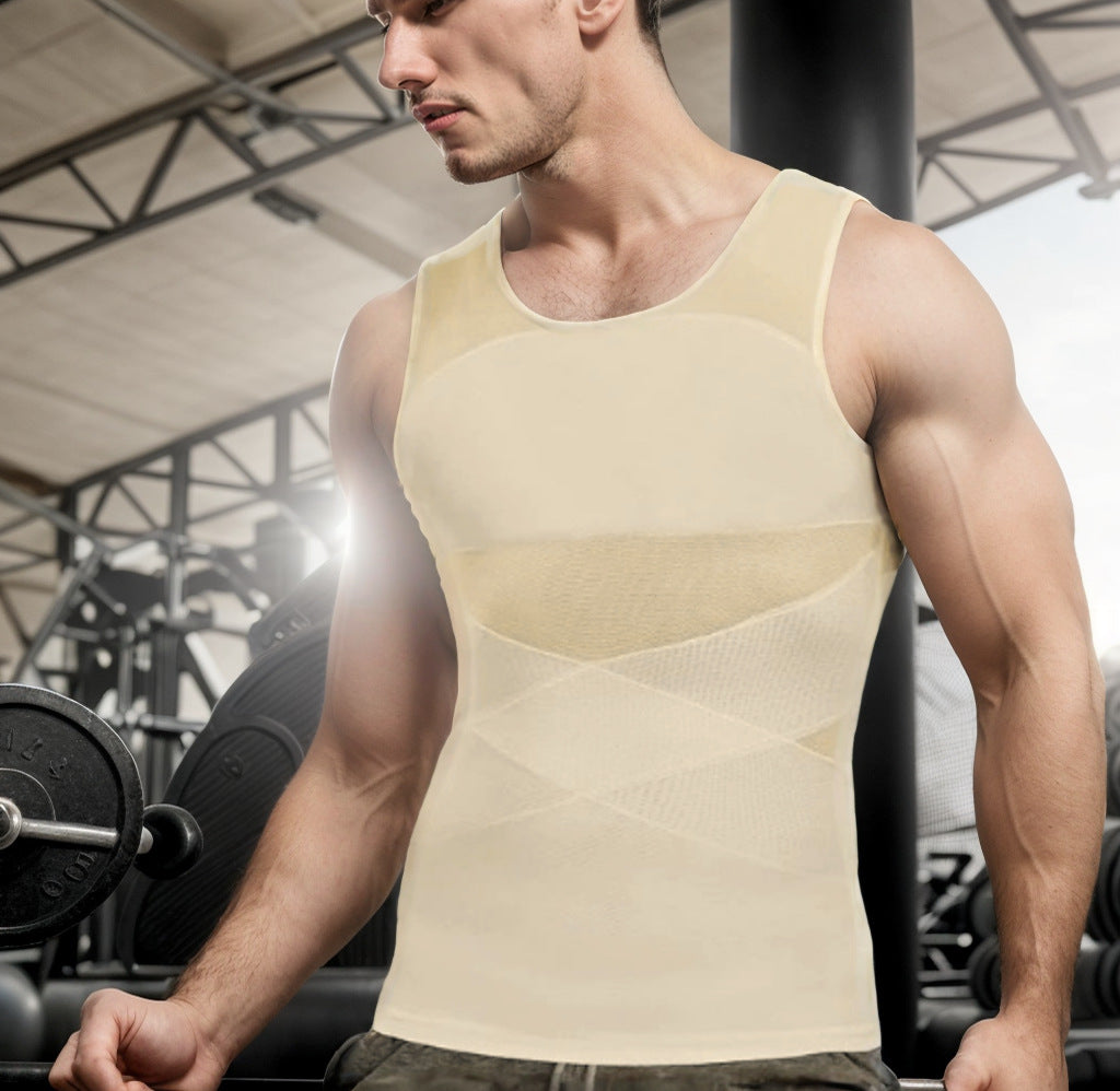 Transfrontal European and American Factory Ventes directes en stock Corps masculin Haping Vest Hi