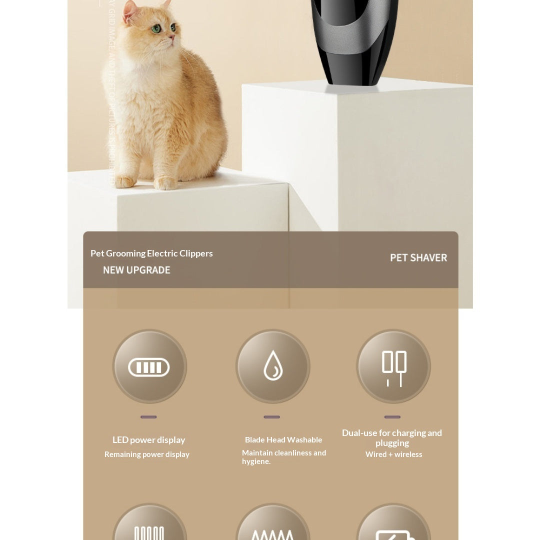 Clipper professionnel de grooming pour chiens.