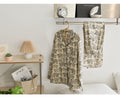 Polar Ours imprimé chaud brossé Flannel Pure Cotton Couple Maison Porter la combinaison