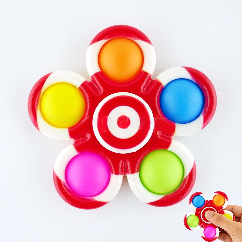 Jouet anti-stress Fidget Spinner avec impression couleur