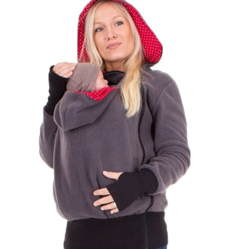 Manteau multifonctionnel pour mère kangourou