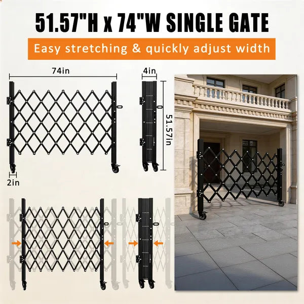 Porte de sécurité pliable