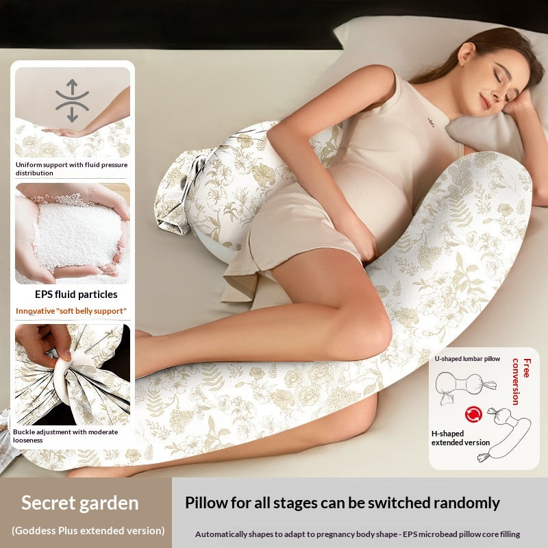 Oreiller de grossesse pour support du dos Oreiller de corps en forme de U Belly pour confortable