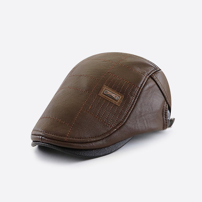 Chaud de cap en cuir avec cap en cuir PU fashionable