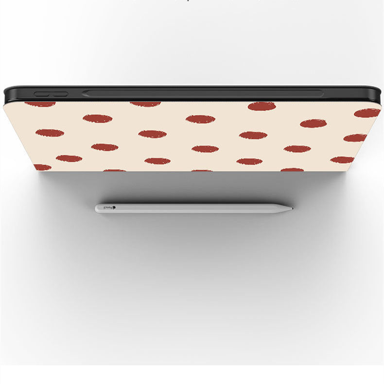 Étui de tablette en silicone pour stylo à trois pli