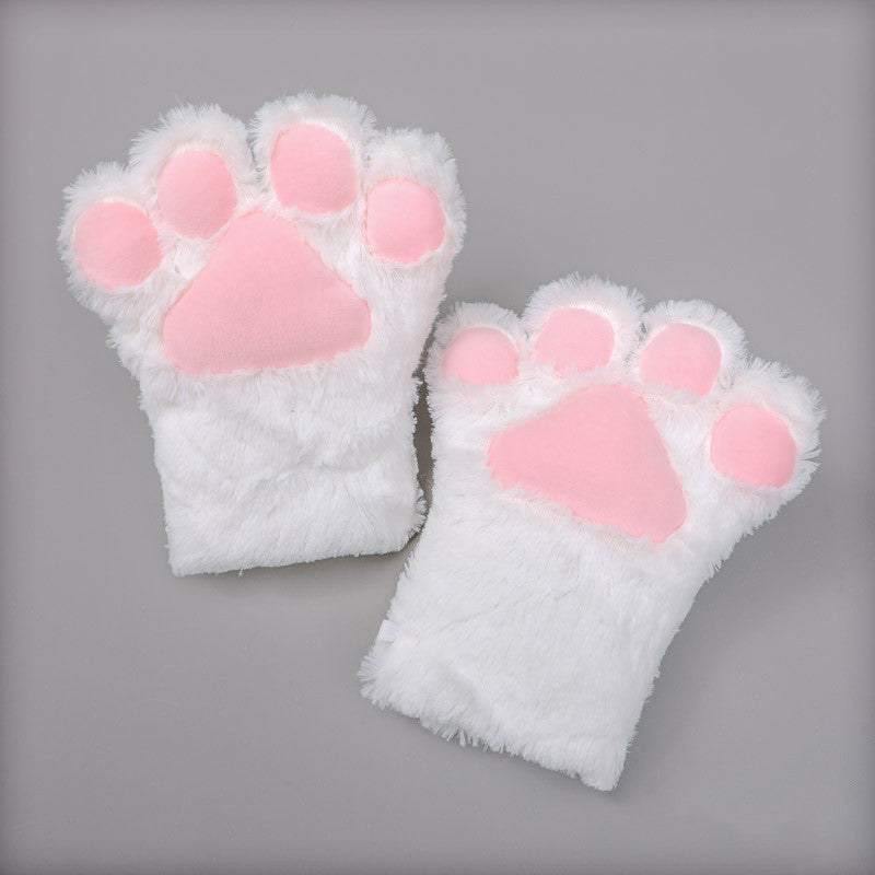 Japanese Cute Adorable Cosplay Performance Props Net Red Cat Paw Gants