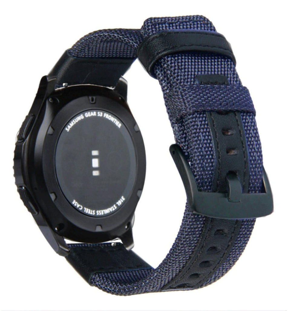 Bracelet de montre réglable en nylon tissé