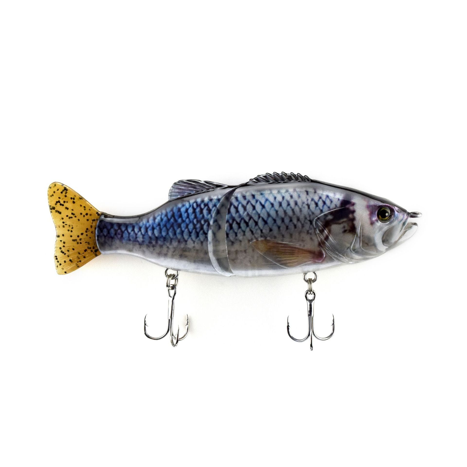 Poisson multi-sections Aile dure PVC Aile douce en forme de S Baignade Aile Lure