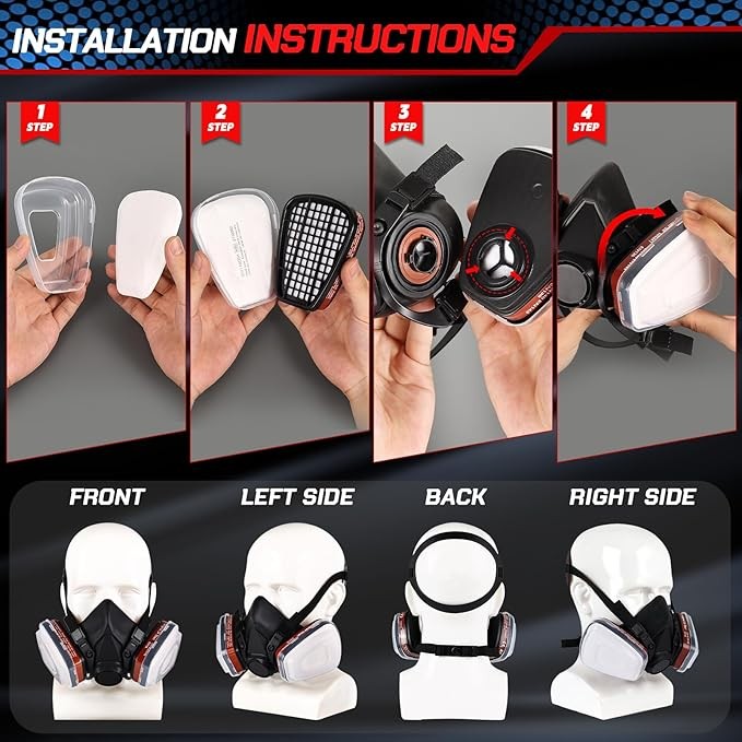 6001 Respirateur demi-face