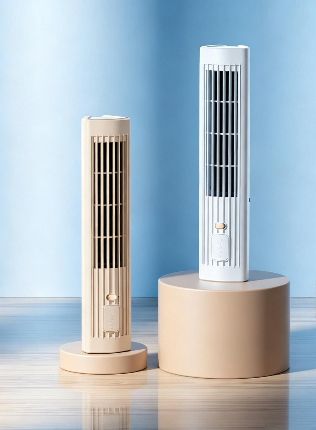 High-end portable home office tower fan