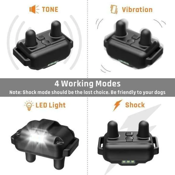 3000 FT Dog Training US Collier Rechargeable Remote Shock PET Waterproof Trainer