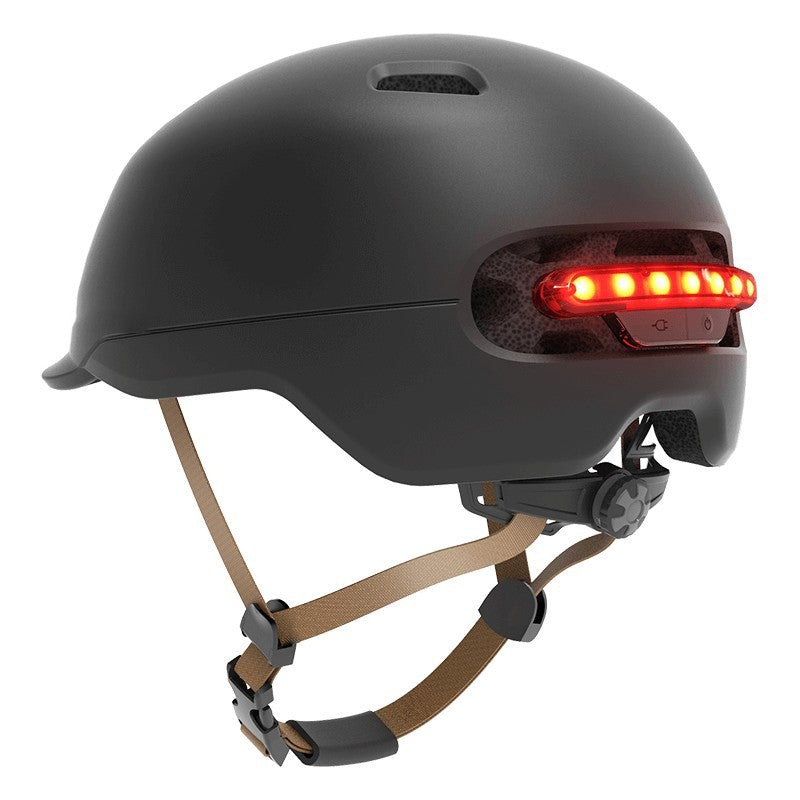 Casque intelligent d'équitation de lumière urbaine