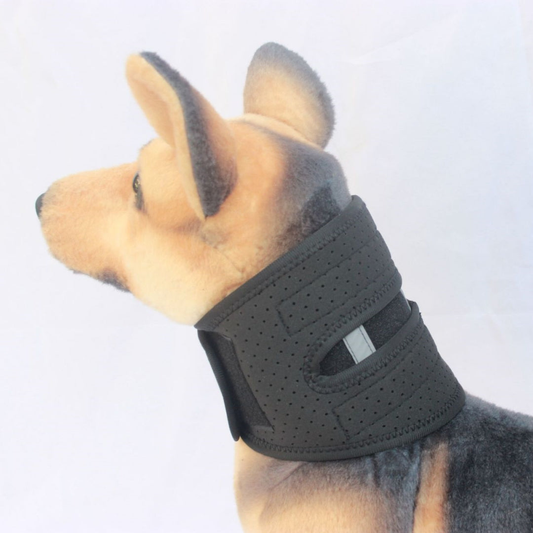 Collier d'animal réglable pour post-chirurgie Stabilité et protection contre les entorses de cou