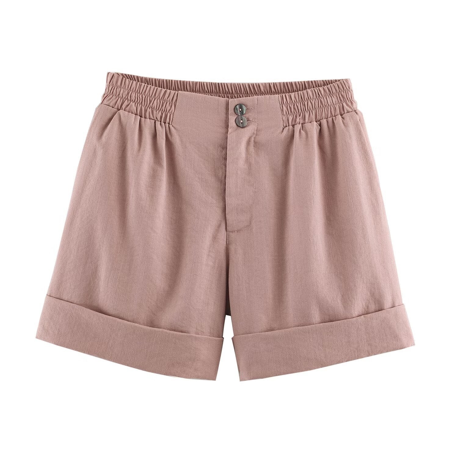 Short occasionnel avec un style Western Hem Curled