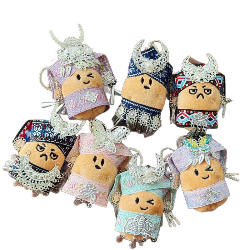 Kit de tissage en fibre de pomme de terre de style Miao