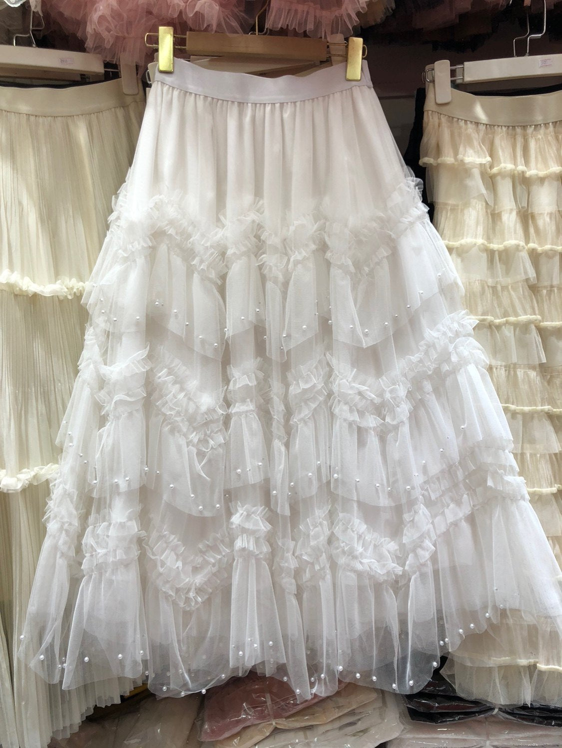 Robe de Maxi à trois niveaux pour femmes