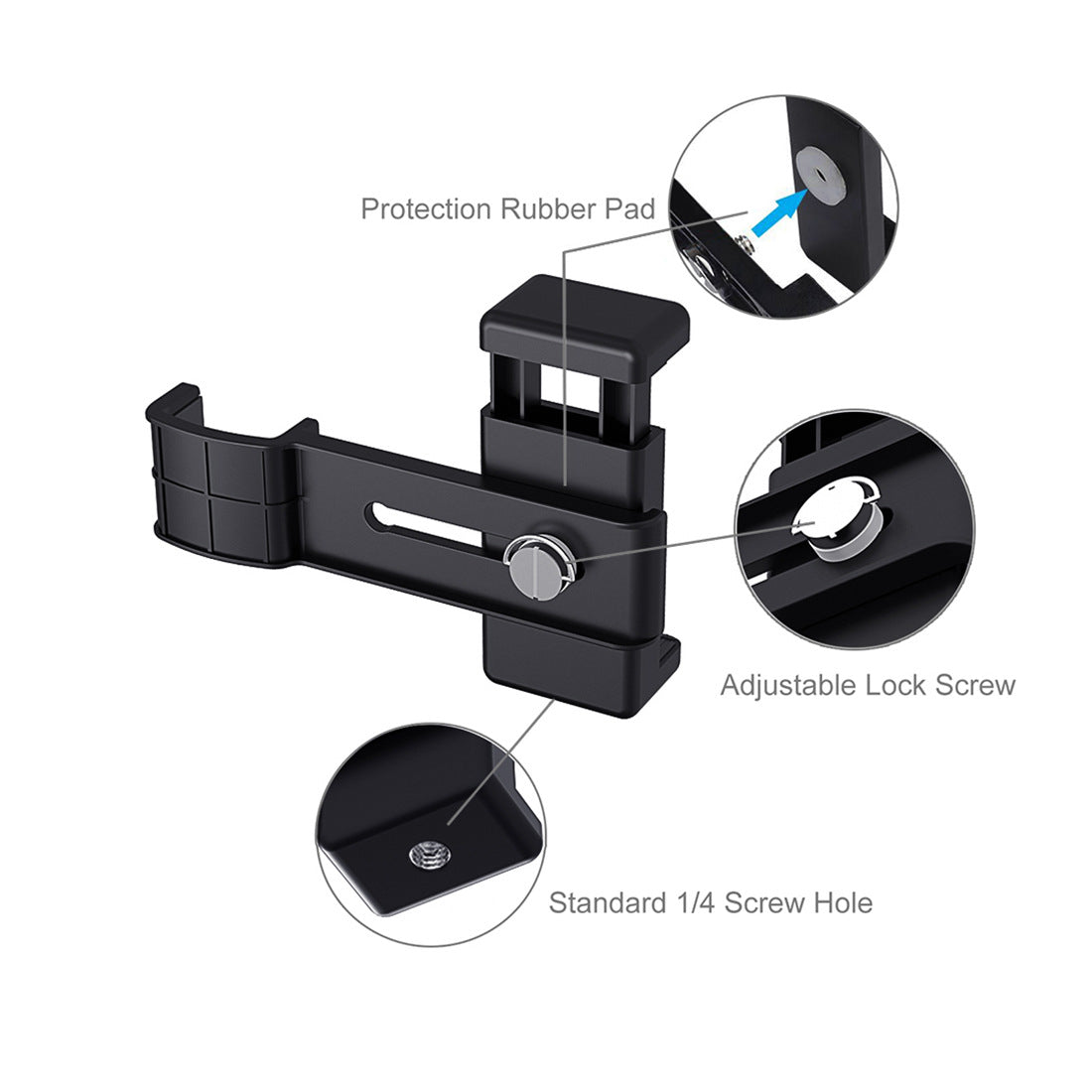 Portable Folding Tripod Phone Holder