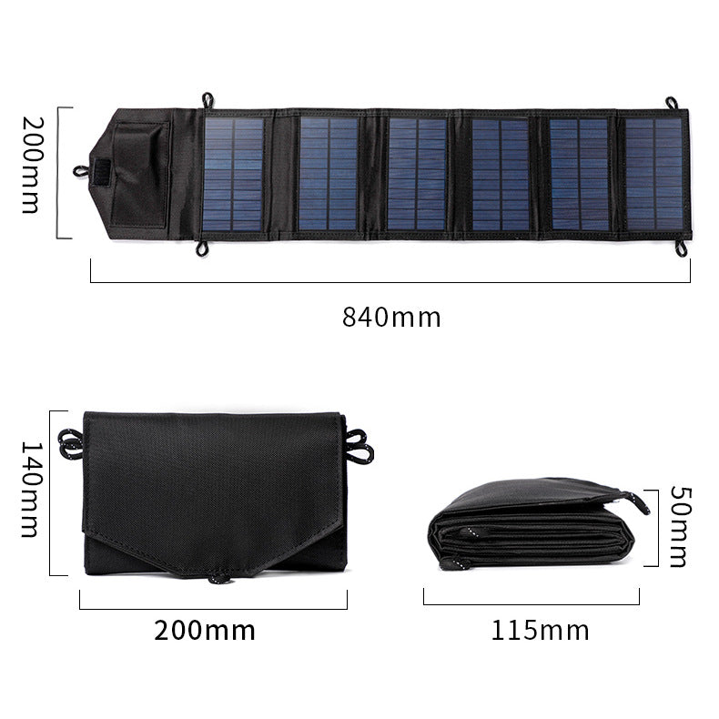 Panneau de charge solaire de panneau d'alimentation extérieure Portable
