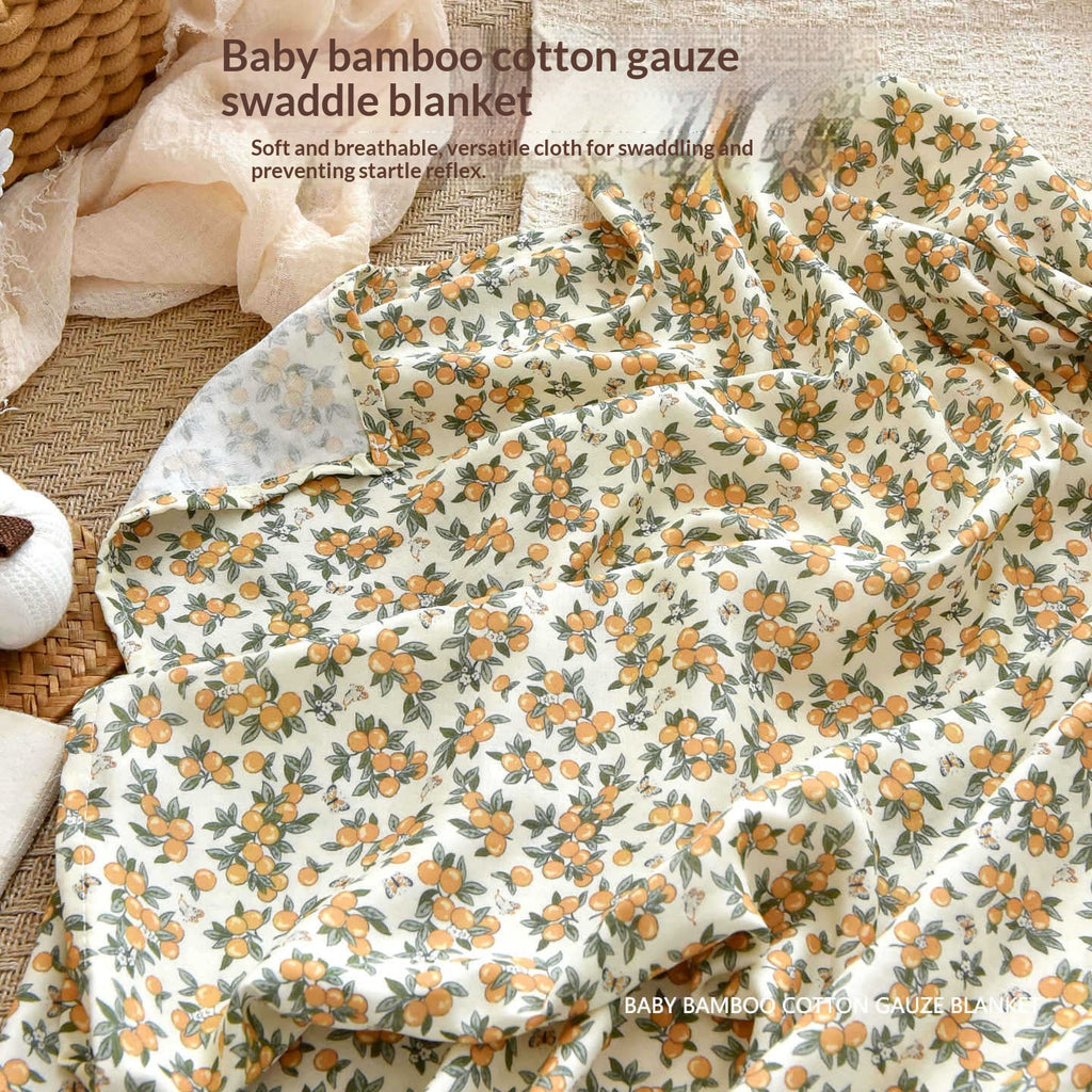 Bébé double couche Gauze Été mince Bambou Swaddle pour les enfants