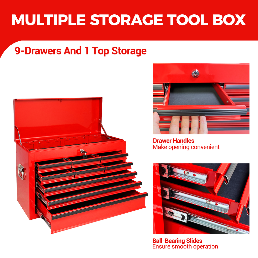 Boîte à outils en métal lourd