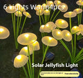Solaire Jellyfish Lampe Jardin Balcon Décoration Mushroom Sol Outlet Lampe de pelouse