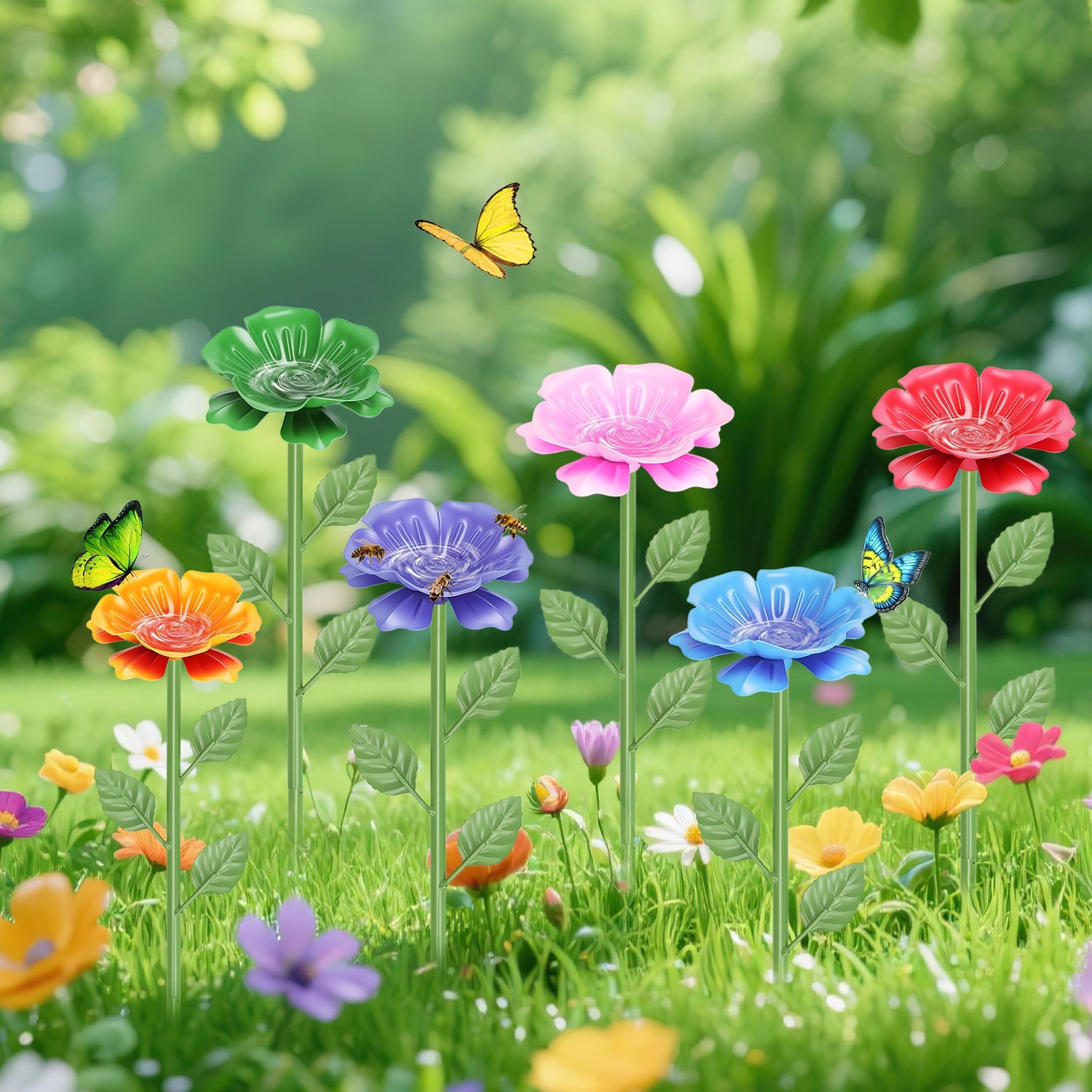 Stakes d'eau pour pollinisateurs extérieurs