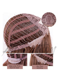 Bangs de wig femmes wave longs cheveux bouclés