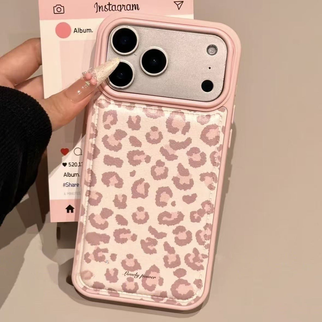Leopard-print Cute 17 Pro Max affaire de téléphone