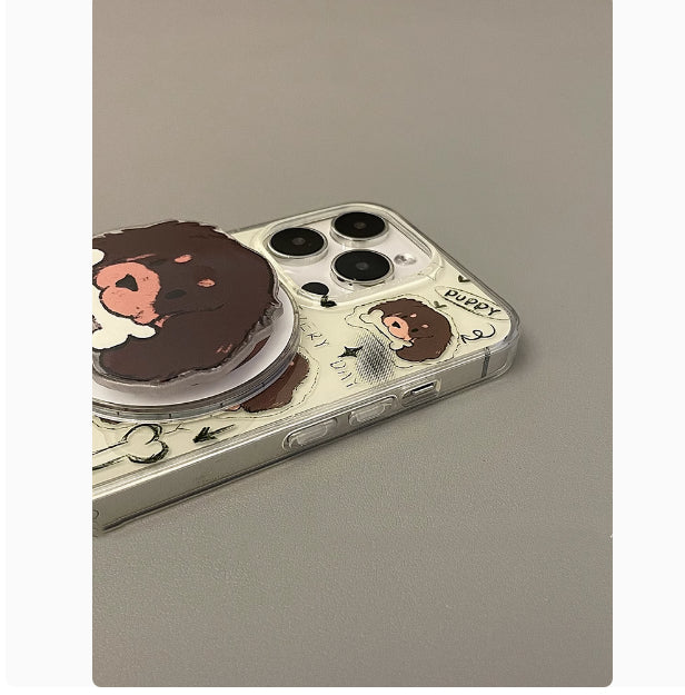 Plein écran Mignon chien Illustration Magnetic Shell