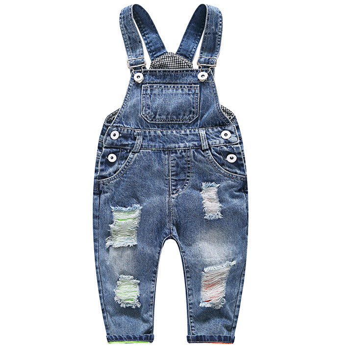 Pantalons de suspense en denim simple mode pour garçons